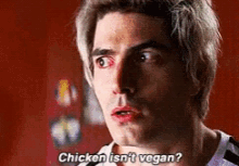 Scott Pilgrim Vegan GIF - Scott Pilgrim Vegan Chicken GIFs