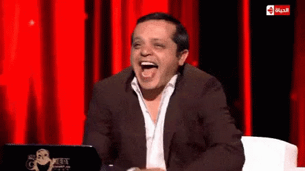 ضحك مسخرة هنيدي GIF - Henedy Laugh Egyptian Comedy - Discover & Share GIFs