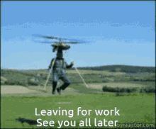 Going To Work Helicopter GIF - Going To Work Helicopter GIFs