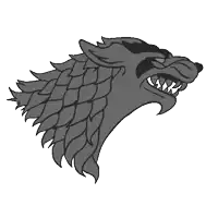 a drawing of a wolf with its mouth open