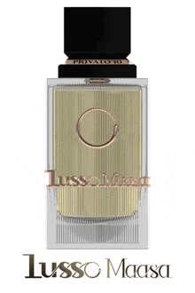 a bottle of tusso maasa perfume is displayed