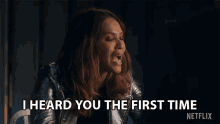 I Heard You The First Time And I Dont Care Lesley Ann Brandt GIF - I Heard You The First Time And I Dont Care Lesley Ann Brandt Mazikeen GIFs