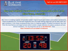 Netball Scoreboard Scoreboard GIF
