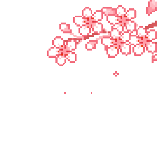 Flower Pixel Sticker - Flower Pixel Blossom Stickers