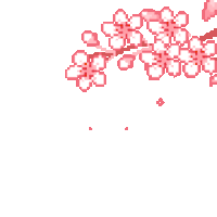 Flower Pixel Sticker - Flower Pixel Blossom Stickers