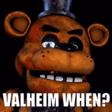 Valheim Freddy Fazbear GIF - Valheim Freddy Fazbear Five Nights At Freddys GIFs