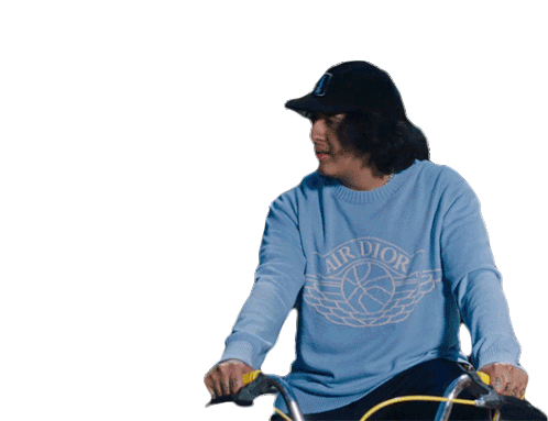 Bike Ride Cuco Sticker - Bike Ride Cuco Forevermore Song Stickers
