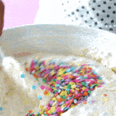 Cake Batter Rainbow GIF - Cake Batter Rainbow Sprinkle GIFs