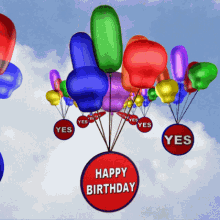Happy Birthday Balloons Balloons For Birthday GIF - Happy Birthday Balloons Birthday Balloons Balloons For Birthday GIFs
