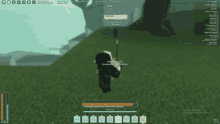 a screenshot of a video game shows a person in a circle surrounded by circles