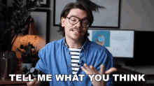 Tell Me What You Think Robin James GIF - Tell Me What You Think Robin James Tell Me Your Thought GIFs