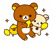 Rilakkuma And Friends Excited GIF - Rilakkuma And Friends Excited Lemons GIFs