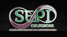 a logo for sepi culhuacan with a black background