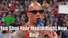 The Rock You Shut Your Mouth Right Now Boy GIF - The Rock You Shut Your Mouth Right Now Boy Shut Your Mouth GIFs