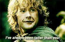 hobbits always been taller thank you small
