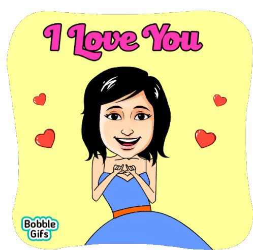 I Love You Girl Sticker - I Love You Girl Heart Stickers