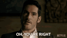 Oh Youre Right Tom Ellis GIF - Oh Youre Right Tom Ellis Lucifer Morningstar GIFs