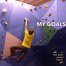 My Goals GIF - Best Fails Rock Climbing Jump GIFs