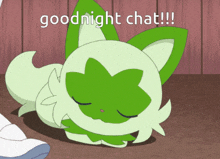 Sprigatito Goodnight Chat GIF