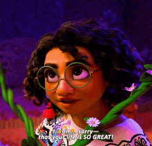 Encanto Mirabel Madrigal GIF - Encanto Mirabel Madrigal I Am Sorry That Your Life Is So Great GIFs