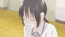 asobi asobase crying cry anime crying girl