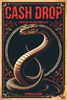 a poster for cash drop shows a snake on it