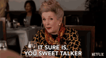 it sure is you sweet talker joan margaret millicent martin grace and frankie correct