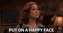 Put On A Happy Face Smile GIF - Put On A Happy Face Smile Gloria GIFs