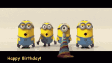 Happy Birthday Hbd GIF - Happy Birthday Hbd Minions GIFs