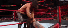 Bray Wyatt Seth Rollins GIF - Bray Wyatt Seth Rollins Poke Eye GIFs