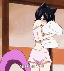 anime girl hug good daddys
