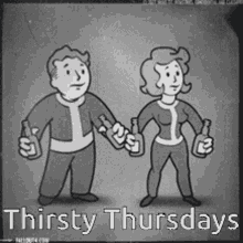 Fall Out Thirsty Thurday GIF - Fall Out Thirsty Thurday Bottoms Up GIFs