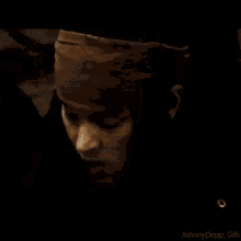 Johnny Depp Chewing GIF