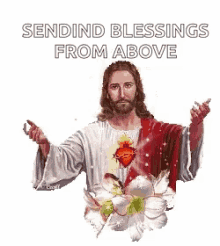 Jesus Sending Blessings GIF