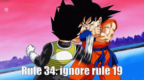 Rule34 Ignore Rule19 GIF - Rule34 Ignore Rule19 Goku - Discover & Share GIFs
