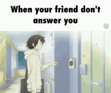 Anime When Your Friend GIF