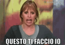 Alessandra Mussolini Middle Finger GIF - Alessandra Mussolini Middle Finger Fuck You GIFs
