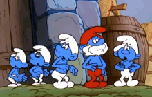 The Smurfs Papa Smurf GIF - The Smurfs Papa Smurf Look Out GIFs