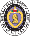 Military Order Purple Heart Usa Sticker - Military Order Purple Heart Usa Logo Stickers