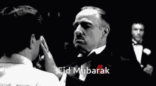 Eid Mubarak The Godfather GIF - Eid Mubarak The Godfather Marlon Brando GIFs