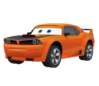 Stinger Cars Race-o-rama Sticker - Stinger Cars Race-o-rama Wii Stickers