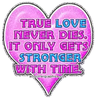 Love True Love Never Dies Sticker - Love True Love Never Dies Heart Stickers