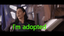 Im Adopted Tom Hiddleston GIF - Im Adopted Tom Hiddleston Loki GIFs