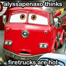 alyssapenaxo cars firetruck hot alyssa