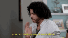 Daveed Diggs Blackish GIF - Daveed Diggs Blackish You Can Never Destroy My Dreams GIFs