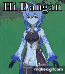 Hi Dangan GIF - Hi Dangan GIFs