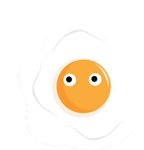 Eggs Yolk Sticker - Eggs Yolk Fried Egg Stickers