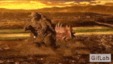 Gamera Gamera Rebirth GIF - Gamera Gamera Rebirth Gamera Attacked By Missiles GIFs