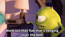 Monsters Inc Work Out That Flab GIF - Monsters Inc Work Out That Flab Work Out GIFs