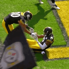 pittsburgh steelers touchdown steelers rocking the baby football